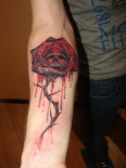 gothic_rose_and_skull_by_rublev_tattoo-d330mbg