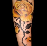 yellow-rose-tattoos
