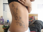 flowery-shooting-star-tattoo