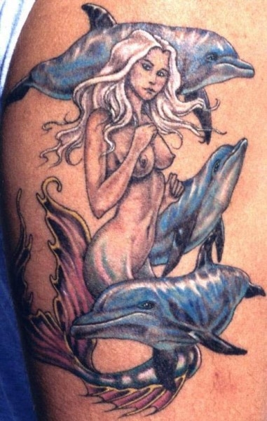 mermaid-and-dolphins-tattoo-381x600