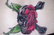 skull-and-rose-tattoo-designs